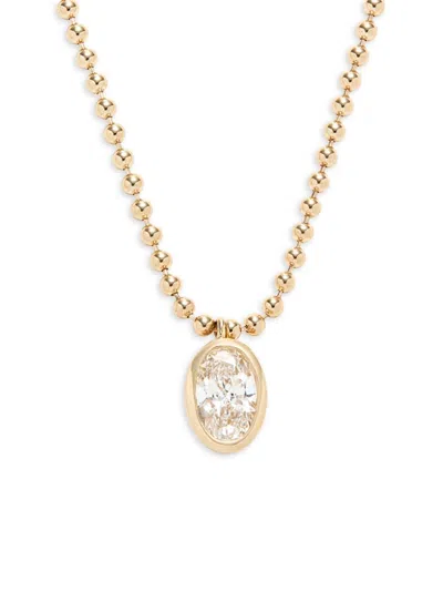 Effy Women's 14k Yellow Gold & 1 Tcw Lab Grown Diamond Pendant Necklace