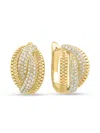 Effy Women's 14k Yellow Gold & 1.1 Tcw Diamond Earrings In Gold