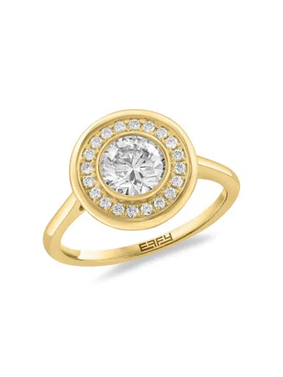 Effy Women's 14k Yellow Gold & 1.13 Lab Grown Diamond Ring