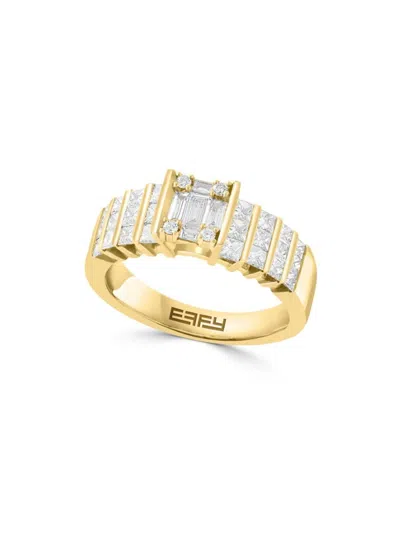 Effy Women's 14k Yellow Gold & 1.16 Tcw Diamond Ring