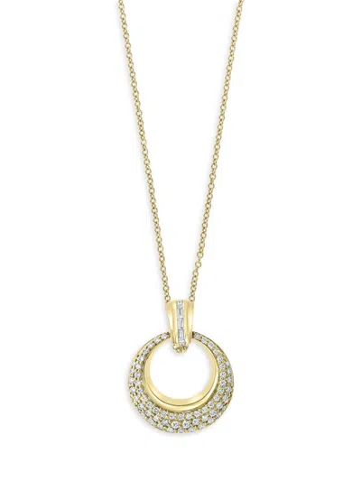 Effy Women's 14k Yellow Gold & 1.19 Tcw Diamond Pendant Necklace
