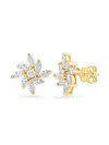 Effy Women's 14k Yellow Gold & 1.24 Tcw Lab-grown Diamond Earrings In Gold