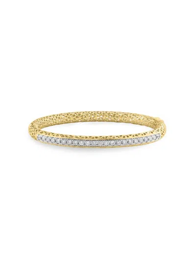 Effy Women's 14k Yellow Gold & 1.30 Tcw Diamond Bangle