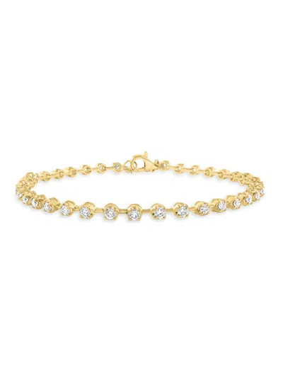 Effy Women's 14k Yellow Gold & 1.42 Tcw Diamond Tennis Bracelet