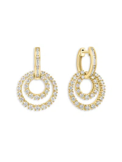 Effy Women's 14k Yellow Gold & 1.43 Tcw Diamond Drop Earrings