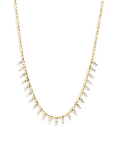 Effy Women's 14k Yellow Gold & 1.44 Tcw Diamond Charm Necklace