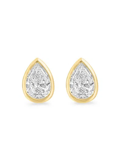 Effy Women's 14k Yellow Gold & 1.45 Tcw Diamond Teardrop Stud Earrings