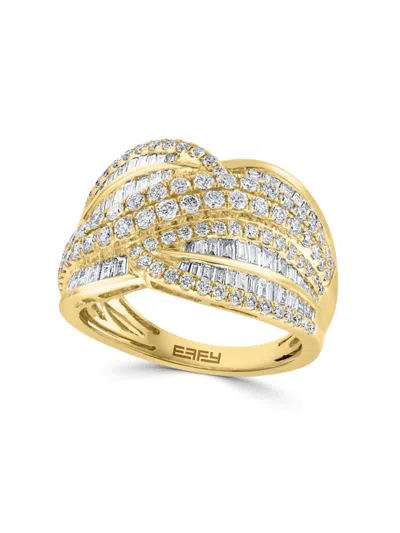 Effy Women's 14k Yellow Gold & 1.5 Tcw Diamond Ring
