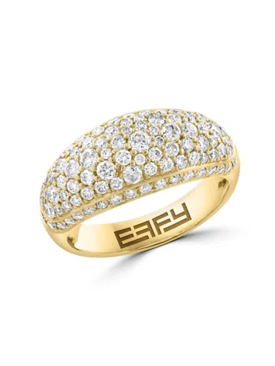 Effy Women's 14k Yellow Gold & 1.51 Tcw Diamond Ring