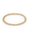 Effy Women's 14k Yellow Gold & 1.82 Tcw Diamond Cuban-link Chain Bracelet In Yellow Gold