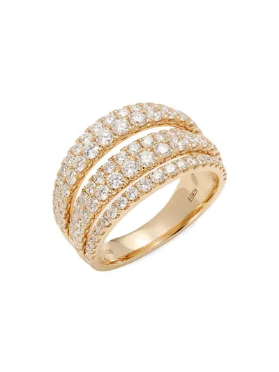 Effy Women's 14k Yellow Gold & 1.95 Tcw Lab Grown Diamond Ring