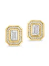 Effy Women's 14k Yellow Gold & 2.21 Tcw Lab Grown Diamond Geometric Earrings In Yellow Gold