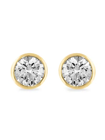 Effy Women's 14k Yellow Gold & 2.43 Tcw Lab-grown Diamond Stud Earrings