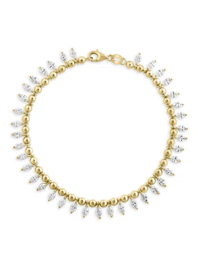 Effy Women's 14k Yellow Gold & 2.65 Tcw Lab Grown Diamond Bracelet