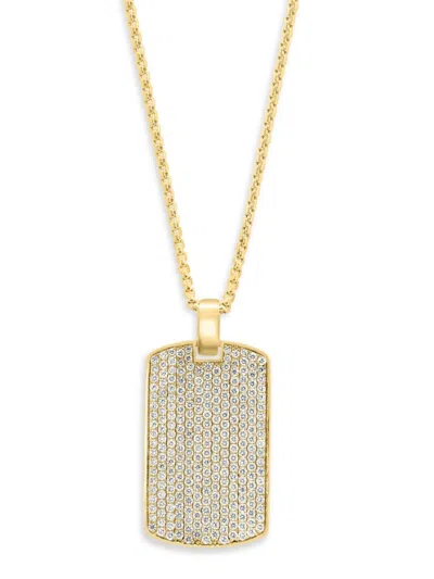 Effy Women's 14k Yellow Gold & 2.93 Tcw Lab Grown Diamond Pendant Necklace