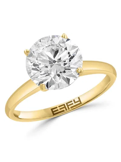 Effy Women's 14k Yellow Gold & 2.94 Tcw Lab Grown Diamond Ring