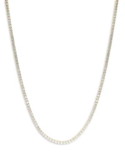 Effy Women's 14k Yellow Gold & 8.74 Tcw Diamond Tennis Necklace In Metallic