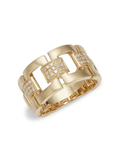 Effy Women's 14k Yellow Gold & Diamond Ring