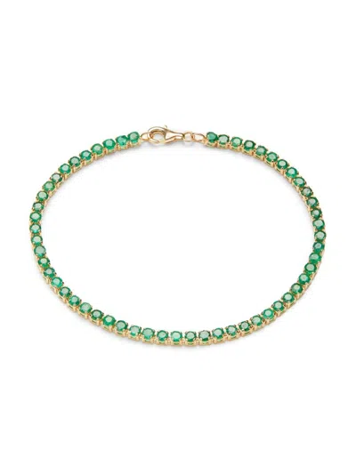 Effy Women's 14k Yellow Gold & Emerald Bracelet