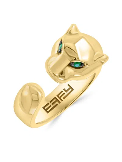 Effy Women's 14k Yellow Gold & Emerald Ring