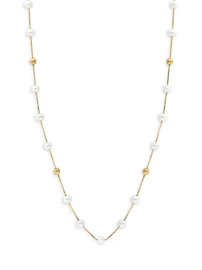 Effy Women's 14k Yellow Gold & Freshwater Pearl Necklace