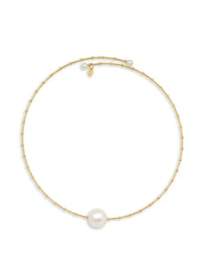 Effy Women's 14k Yellow Gold & Freshwater Pearl Necklace