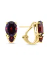 Effy Women's 14k Yellow Gold & Garnet Earrings In Burgundy