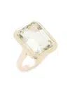 Effy Women's 14k Yellow Gold & Green Amethyst Ring In Yellow Gold