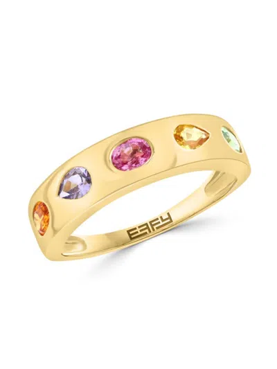 Effy Women's 14k Yellow Gold & Multi-stone Band Ring