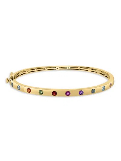 Effy Women's 14k Yellow Gold & Multi Stone Bangle Bracelet