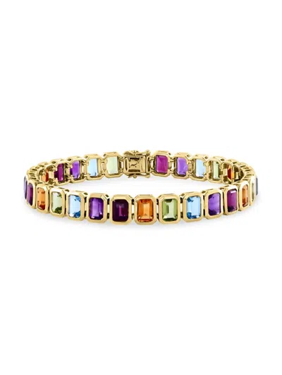 Effy Women's 14k Yellow Gold & Multi Stone Bracelet