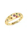 EFFY WOMEN'S 14K YELLOW GOLD & MULTI STONE DOME RING