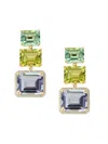 Effy Women's 14k Yellow Gold & Multi Stone Drop Earrings In Yellow Gold