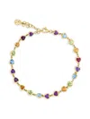 Effy Women's 14k Yellow Gold & Multi Stone Heart Bracelet In Yellow Gold