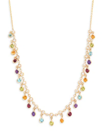 Effy Women's 14k Yellow Gold & Multi Stone Necklace