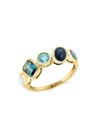 Effy Women's 14k Yellow Gold & Multi Stone Ring