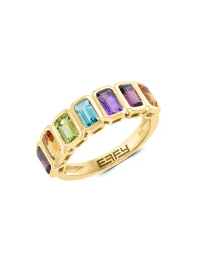 Effy Women's 14k Yellow Gold & Multi Stone Ring In Neutral