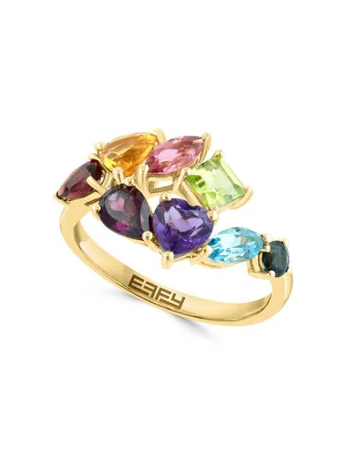 Effy Women's 14k Yellow Gold & Multi Stone Ring