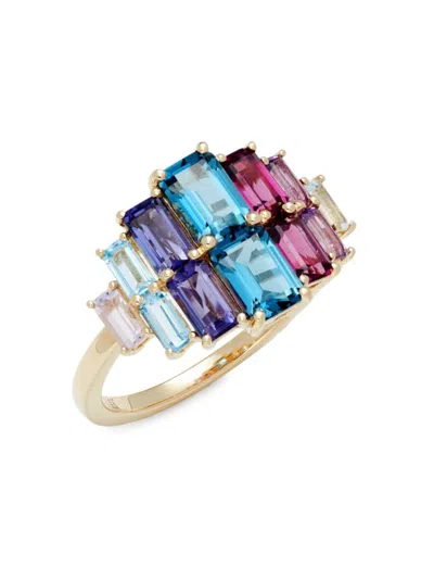 Effy Women's 14k Yellow Gold & Multi Stone Ring