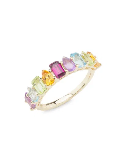 Effy Women's 14k Yellow Gold & Multicolor Stone Ring
