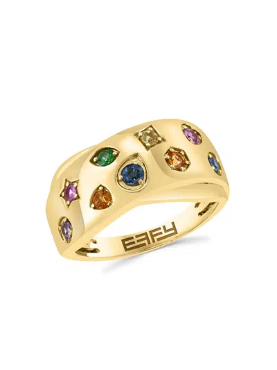 Effy Women's 14k Yellow Gold & Muti Stone Ring