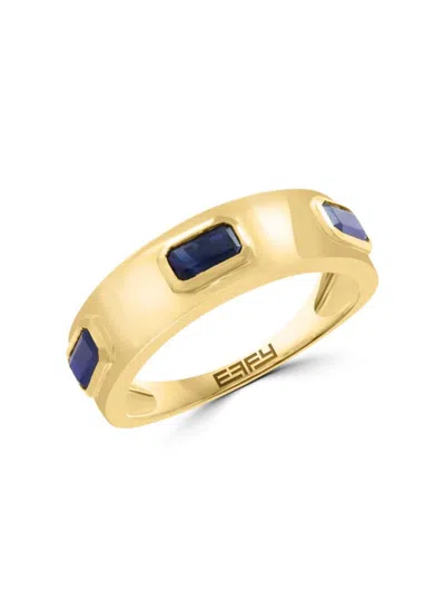Effy Women's 14k Yellow Gold & Natural Sapphire Band Ring