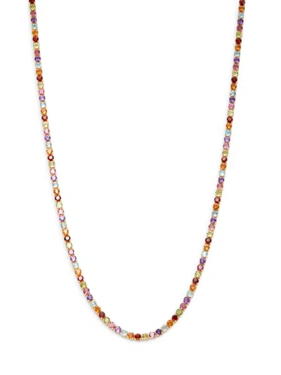 Effy Women's 14k Yellow Gold & Round-cut Multi-stone Necklace