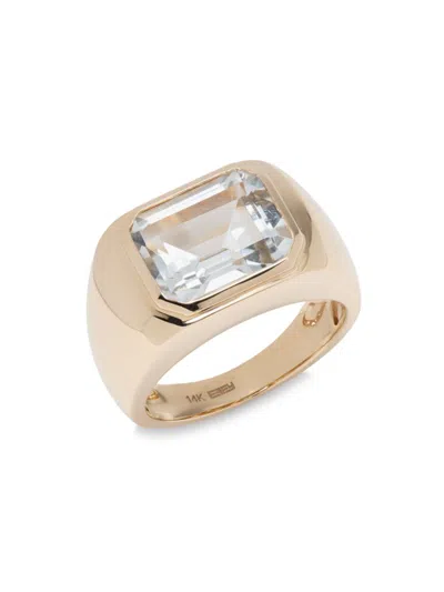 Effy Women's 14k Yellow Gold & Topaz Ring