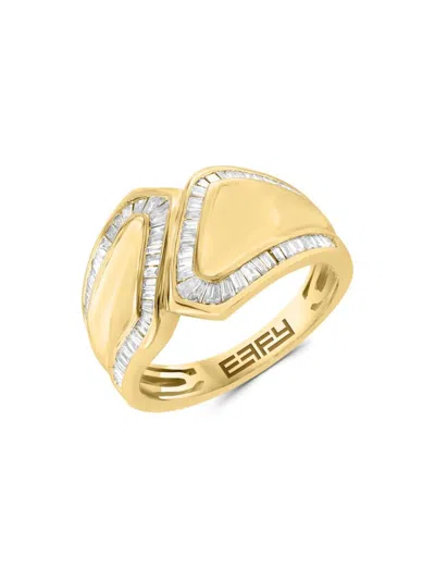 Effy Women's 14k Yellow Gold Diamond 0.42 Tcw Ring