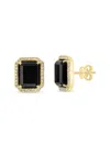 Effy Women's 14k Yellow Gold, Onyx & Diamond Stud Earrings In Multi