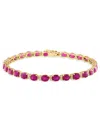 Effy Women's 14k Yellow Gold, Ruby & Diamond Bracelet In Ruby