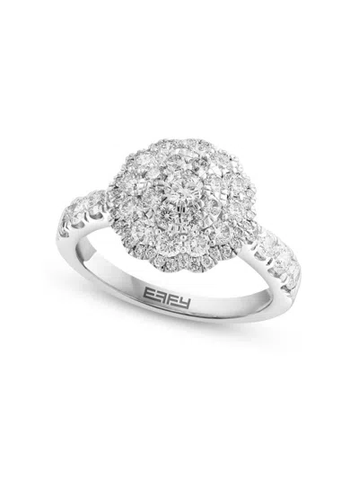Effy Women's 18k White Gold & 1.52 Tcw Mined Diamond Ring