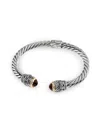 Effy Women's 18k Yellow Gold, Sterling Sliver & Citrine Cuff Bracelet In Yellow Gold