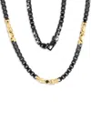 Effy Women's 925 Gold-plated Sterling Silver & Black Spinel Necklace In Multi